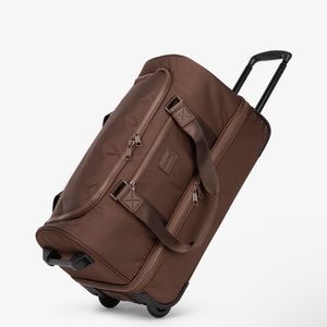 Calpak Stevyn Rolling Duffle *NEW with TAGS* Walnut